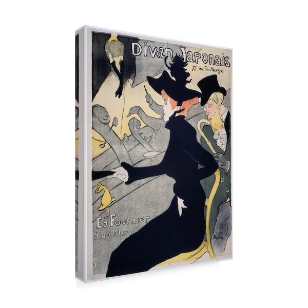 Toulouse-Lautrec 'Divan Japonais' Canvas Art,24x32